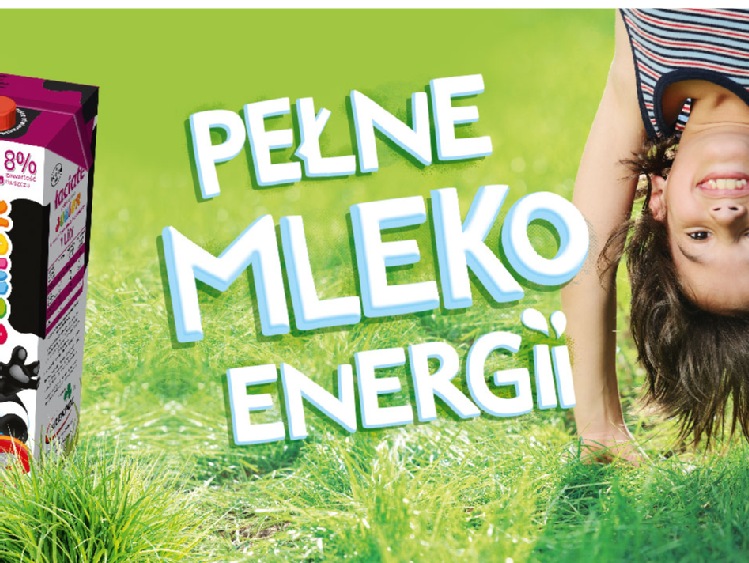 Mleko pełne energii. Ruszyła kampania reklamowa mleka Łaciate Junior od SM MLEKPOL.