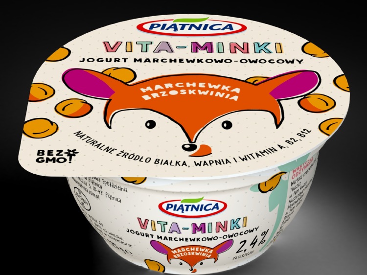 Vita-Minki — jogurty marchewkowo-owocowe od OSM Piątnica