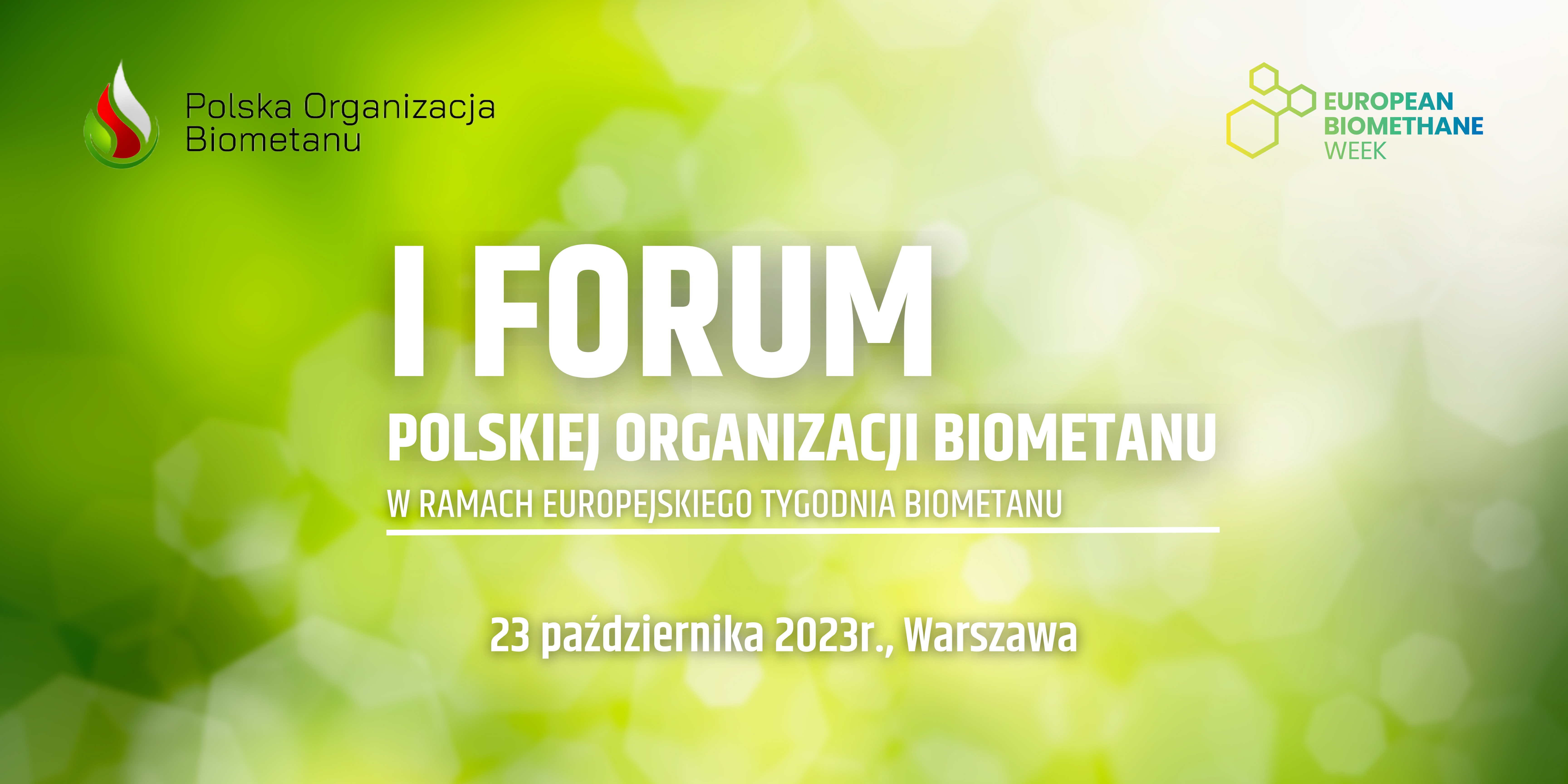 Polska Organizacja Biometanu-I FORUM