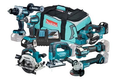 zestawie elektronarzędzi Makita DLX2431TJ 