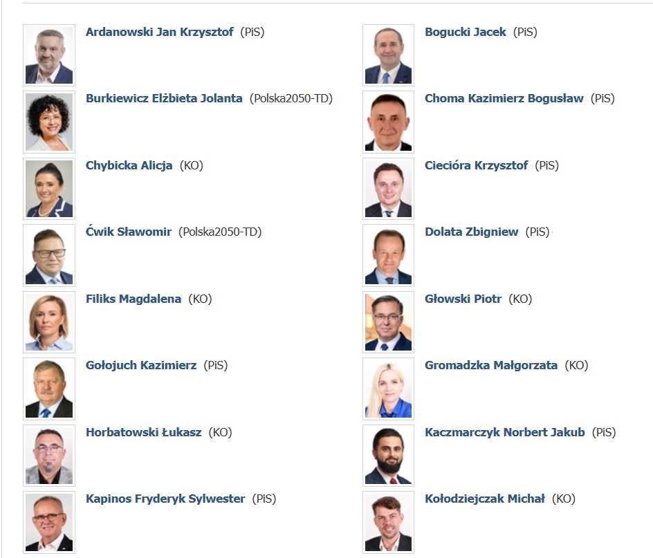 SEJM RP X KADENCJI