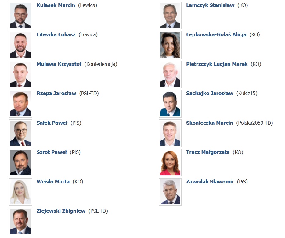SEJM RP X KADENCJI