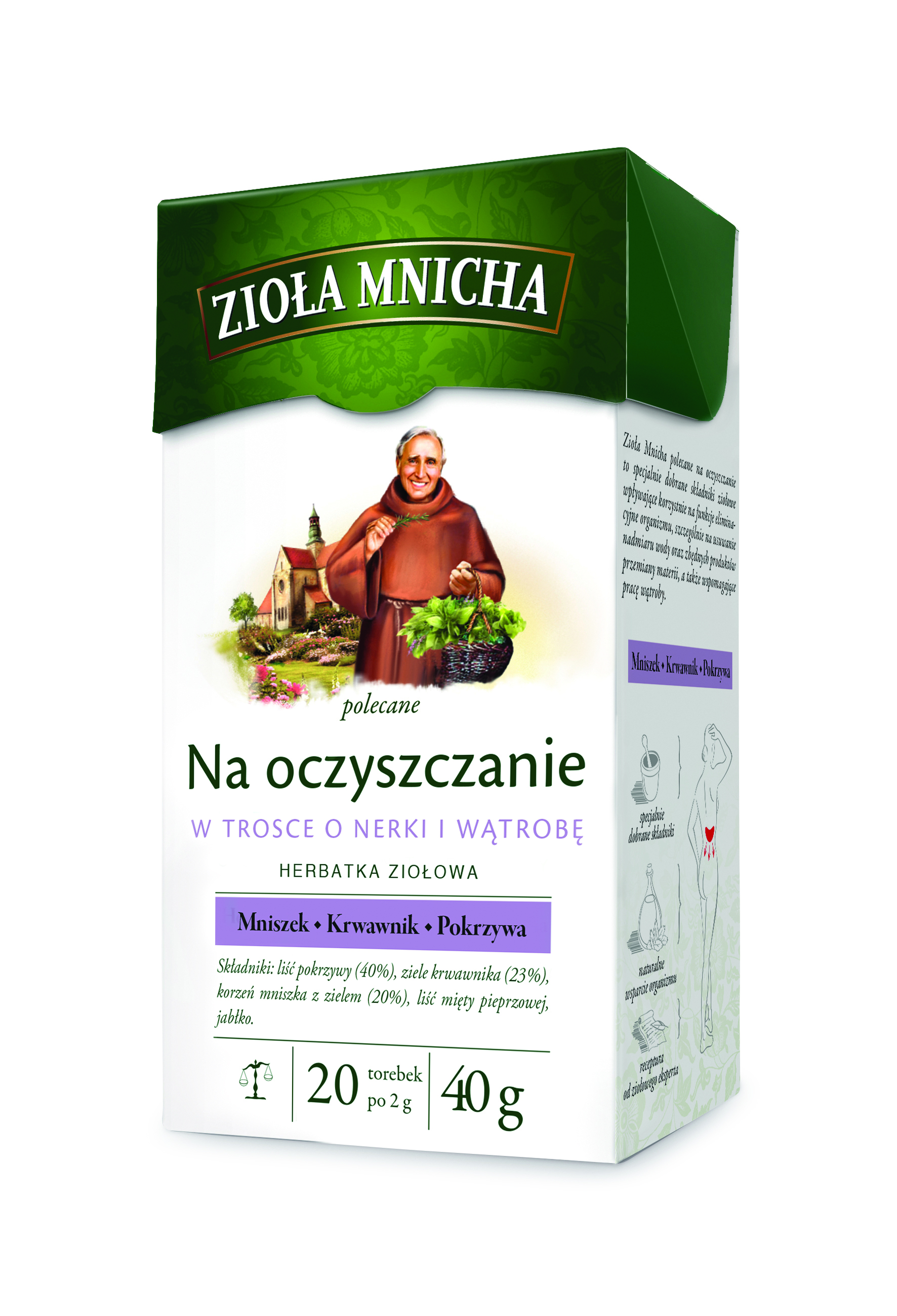 zioła mnicha oczyszczanie wąatroby i nerek