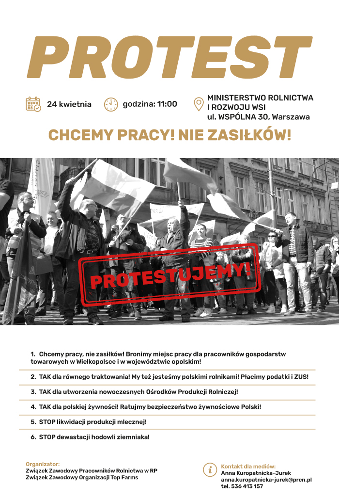 strajk rolników