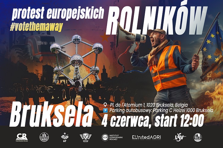 protest w Brukseli 4 czerwca