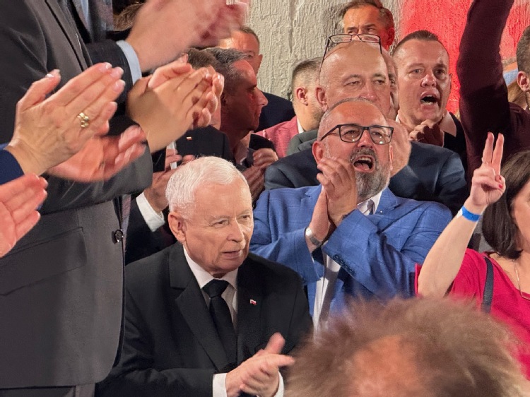 Podczas wieczoru wyborczego Karola Nawrockiego, nikt nie miał wątpliwości
