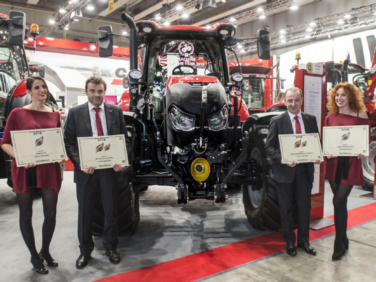 Wielokrotna nagroda za innowacje dla  Case IH na targach Fieragricola 2018