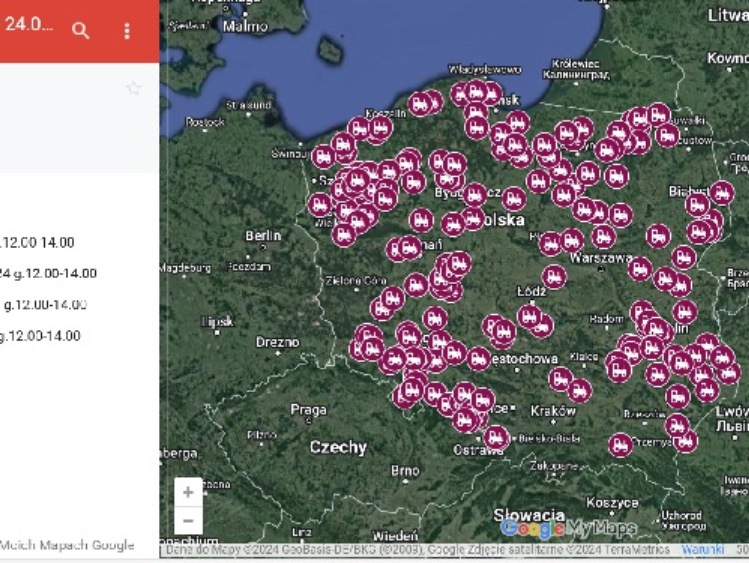 Protest rolników- NSZZ RI SOLIDARNOŚĆ z najliczniejszą reprezentacją