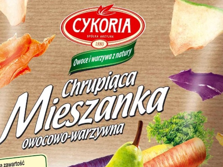 Chrupiąca mieszanka owocowo-warzywna