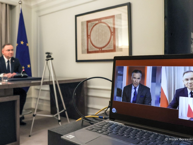 Andrzej Duda dla CNN: Rosja nie odważy się zaatakować