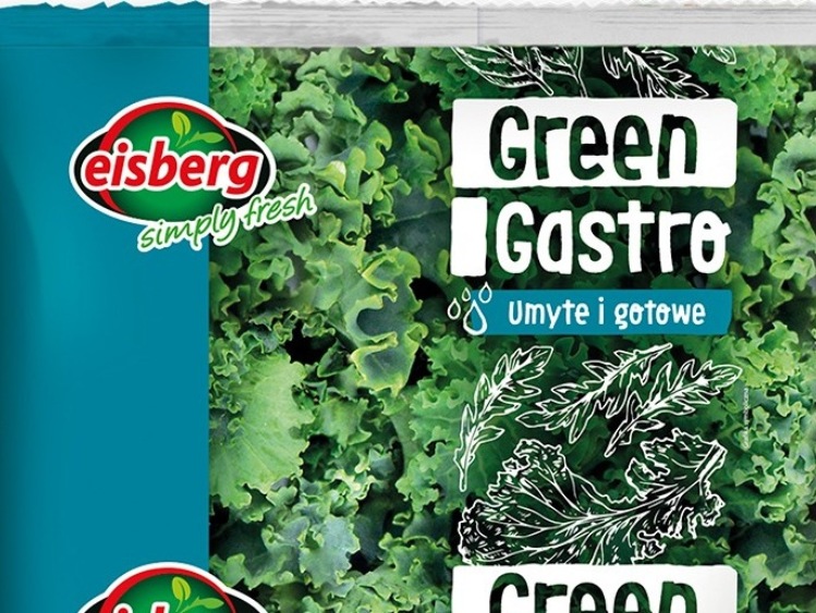 Nowa barwa zdrowia – Jarmuż z linii Green Gastro marki Eisberg w nowym opakowaniu