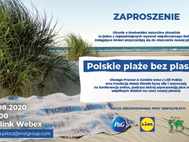 Procter & Gamble i Lidl Polska razem na rzecz czystych bałtyckich plaż