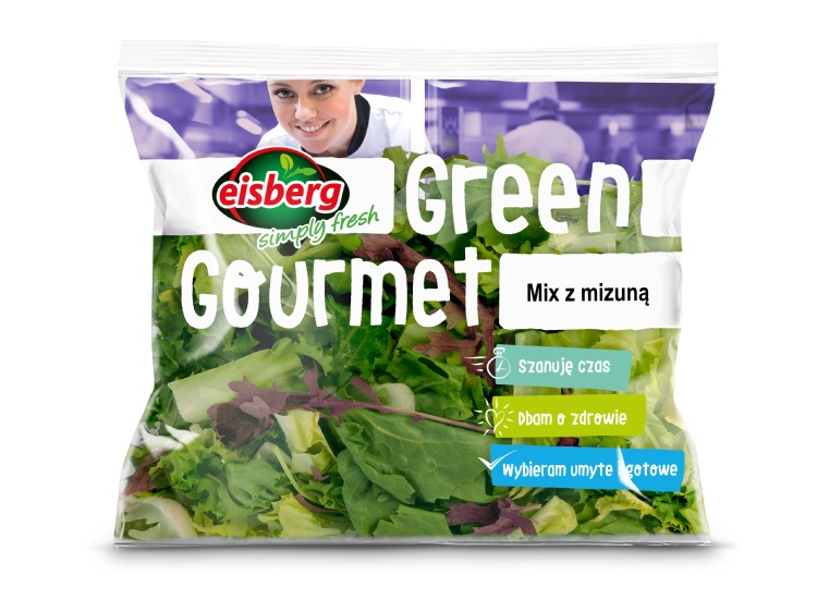 Kierunek Azja – Mix sałat z mizuną marki Eisberg