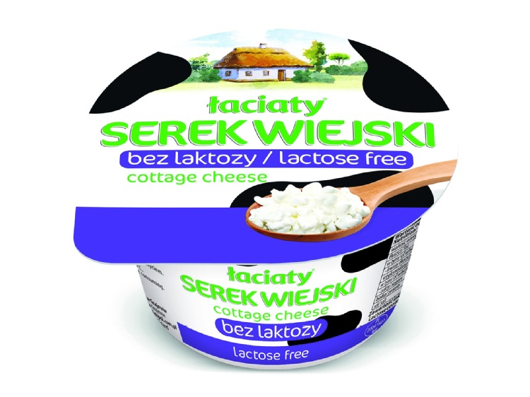 Nowy serek wiejski Łaciaty w linii produktów bez laktozy