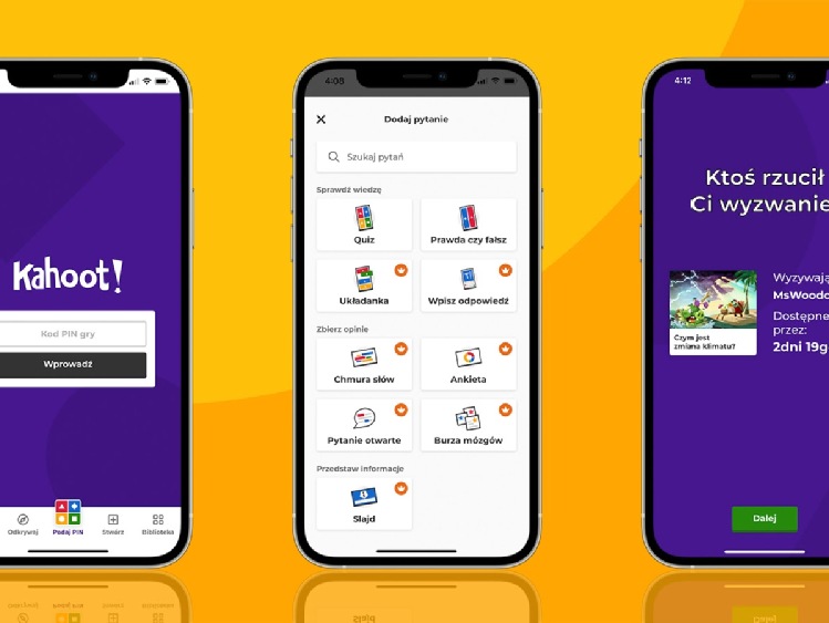 Aplikacja mobilna Kahoot!, która na całym świecie czyni naukę niesamowitą, startuje w Polsce