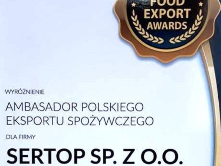 Sertop - Ambasadorem Eksportu