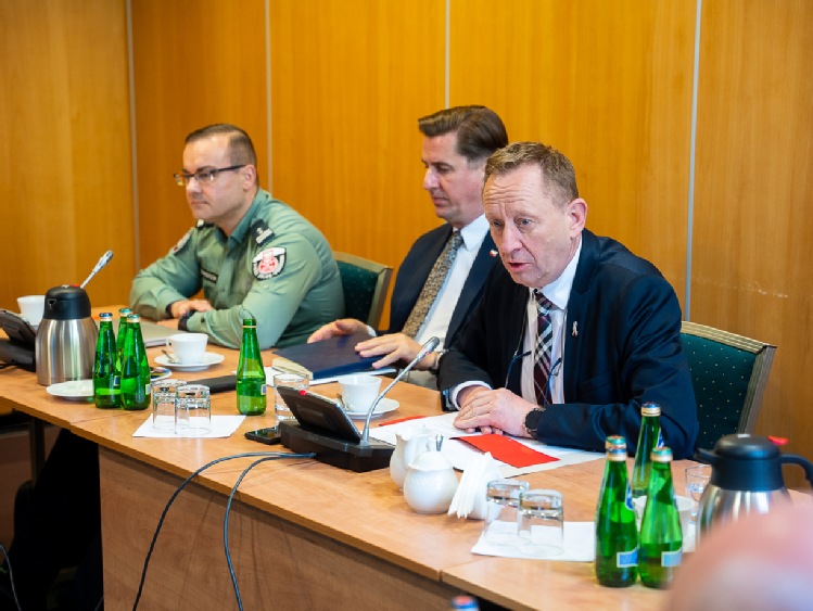 Robert Telus odbył spotkanie online Mykołą Solskim