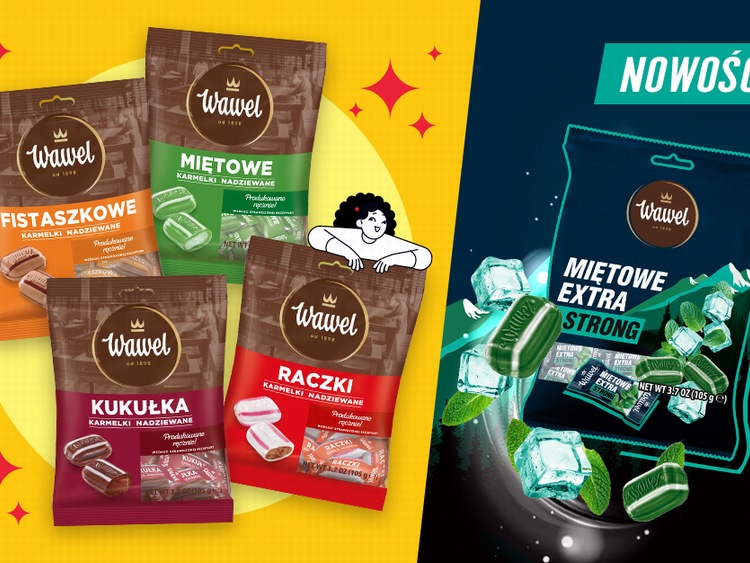 Mocne orzeźwienie! Nowe Karmelki Miętowe Extra Strong z Wawelu