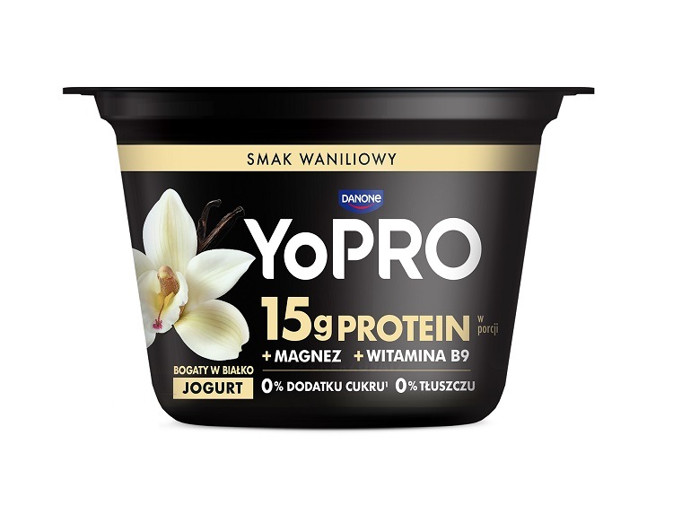 Danone wprowadza wysokobiałkowe jogurty mleczne YoPRO