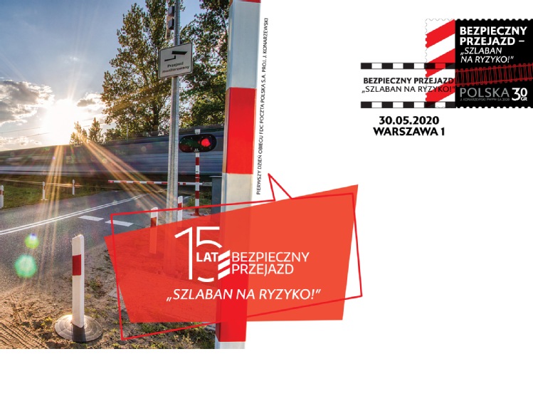 Poczta Polska: 5 milionów znaczków dla kampanii społecznej PKP PLK - Bezpieczny przejazd