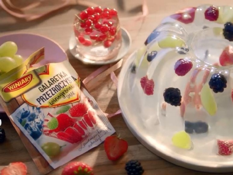 Start kampanii reklamowej nowej Galaretki Przezroczystej WINIARY