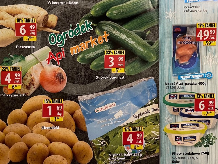 Polacy w gazetkach sklepowych najczęściej szukają warzyw, owoców i mięsa