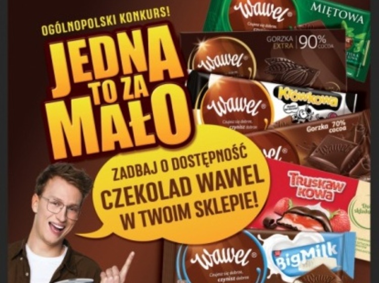 „Jedna to za mało” – Wawel rusza z konkursem wspierającym kategorię czekolad