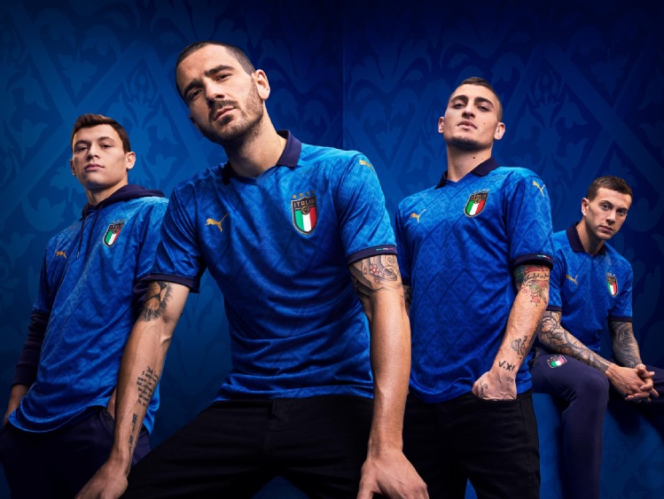 Puma prezentuje domowe stroje reprezentacji Włoch, inspirowane włoską kulturą renesansu