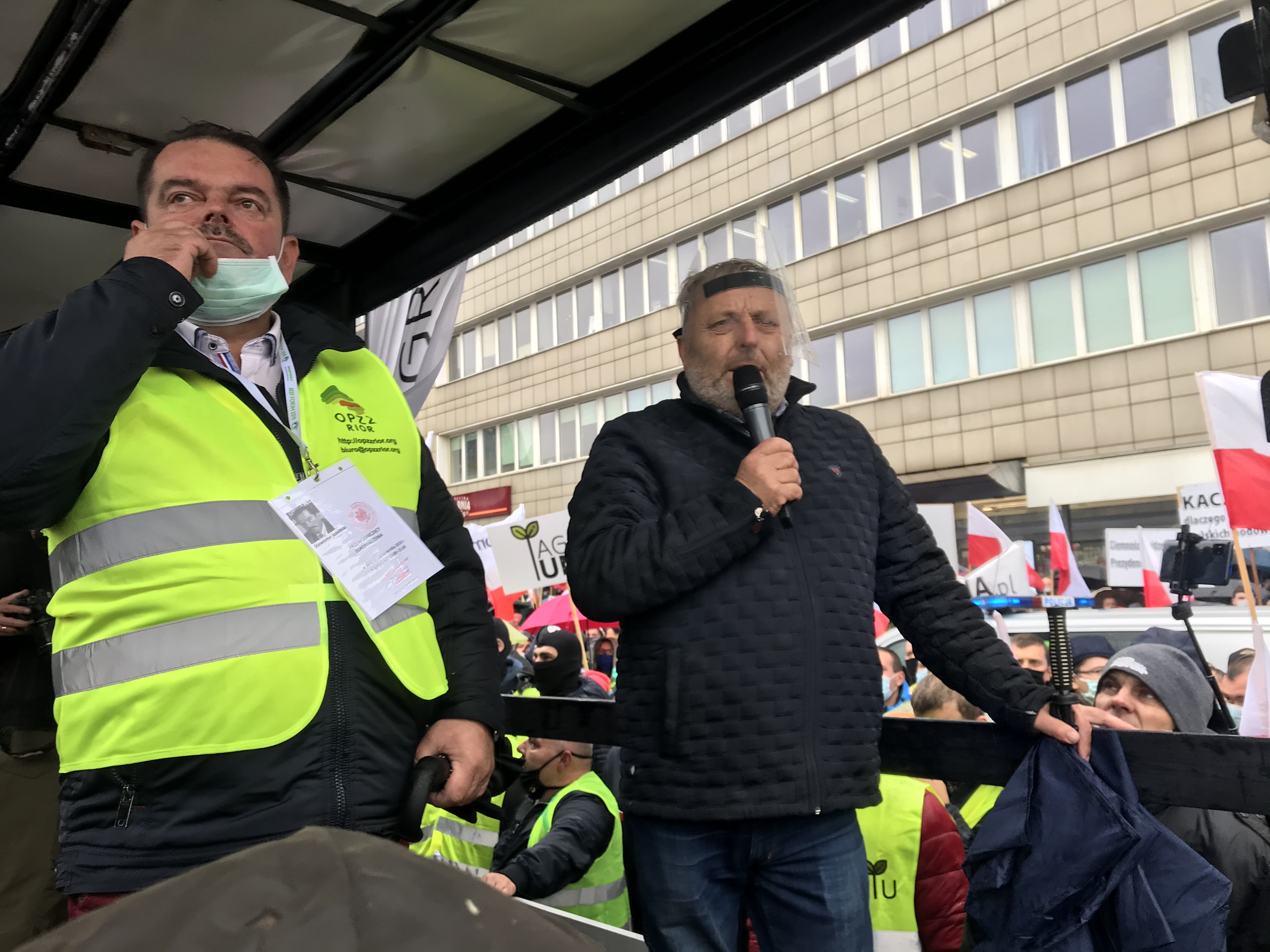 Wiktor Szmulewicz-protest rolników-"Piątka dla zwierzą"